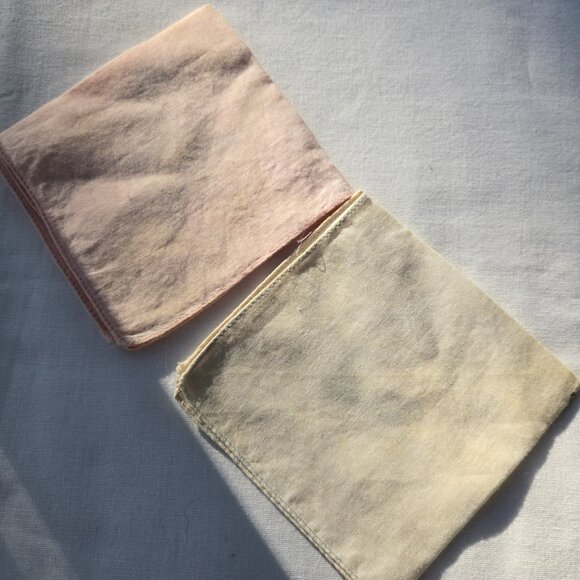 2 Vintage Child Handkerchiefs Rabbit and Owl - Picture 5 of 5